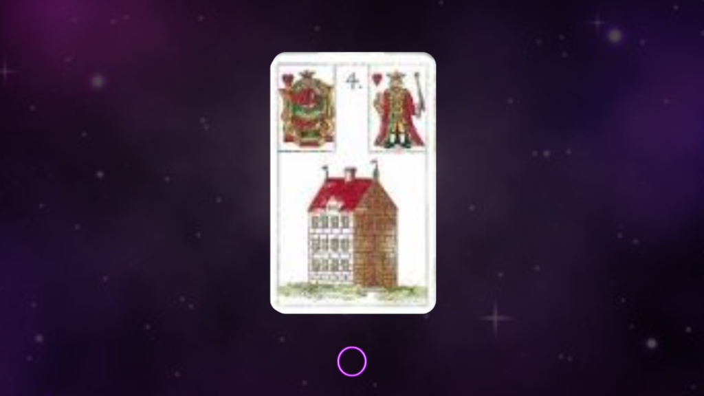 Carta 4 - A Casa - Jogo da Esperança/Baralho Cigano