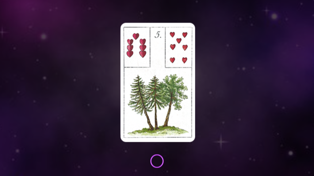 Carta 5 - A Árvore - Baralho Cigano Jogo da Esperança