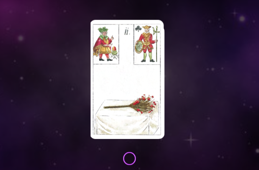 Carta O Chicote do Baralho Cigano Lenormand - Décima primeira carta representando conflito, esforço e repetição