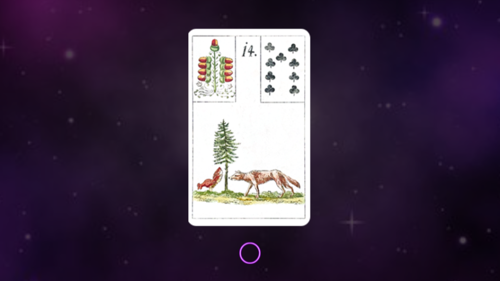 Descubra o significado d'A Raposa no Baralho Cigano: trabalho, astúcia, estratégia e engano.